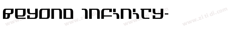 Beyond Infinity字体转换
